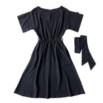 Dragstar Favourite Frock - Black Linen Blend