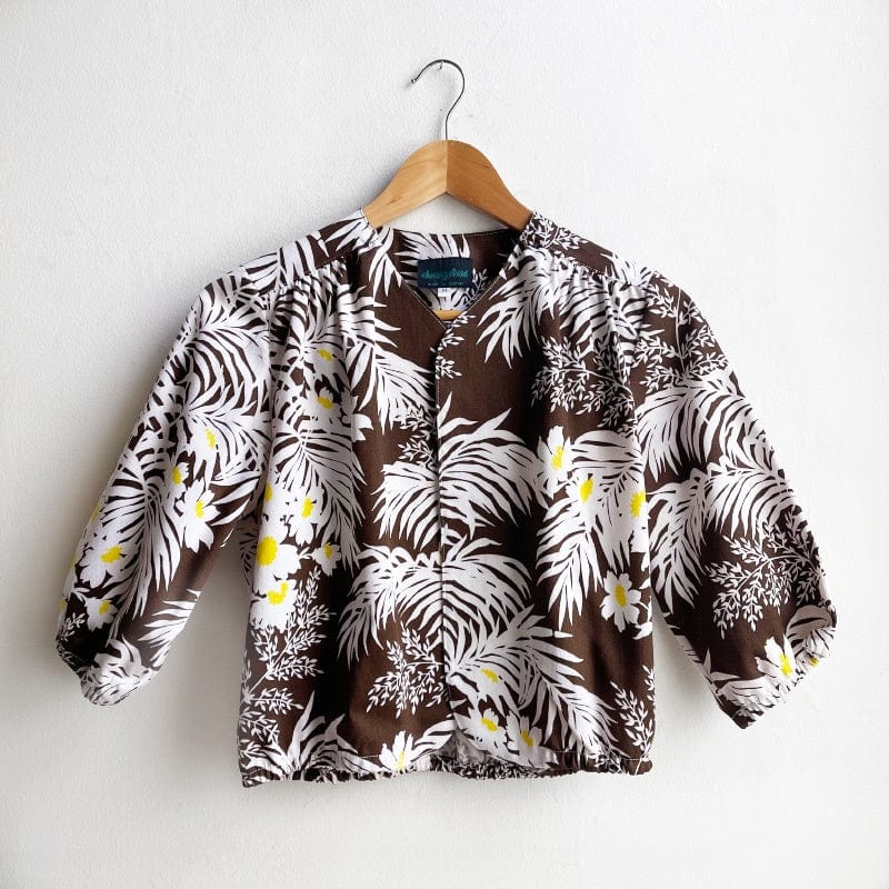 Bolero Brown and White Floral