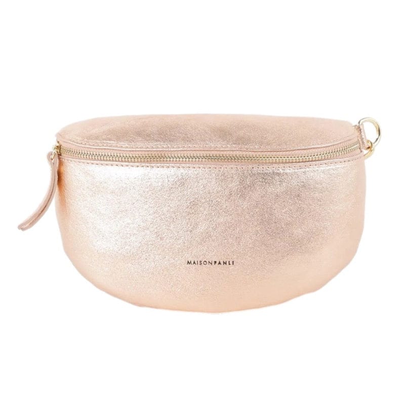 Maison Fanli Bumbag - Metallic Rose