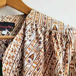 Bolero Vintage Batik Vertical Print