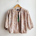 Bolero Vintage Batik Vertical Print