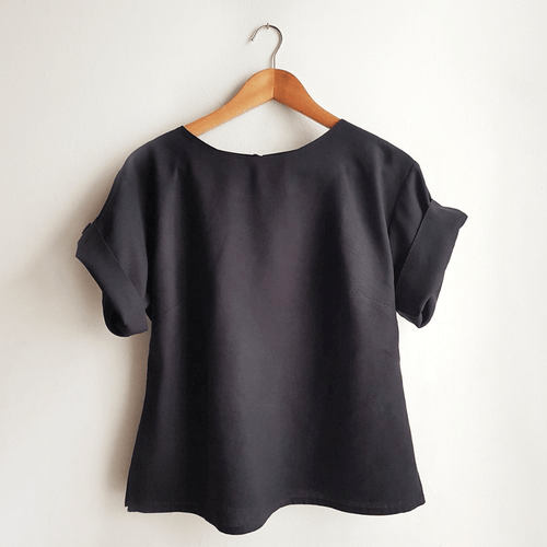 The Right Box Top by Dragstar - Black Tencel